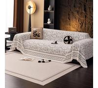 VanderHOME Telo Copridivano, Copridivano Traspirante e Delicato Sulla Pelle, Telo Copri Divano Super Morbida, Regalo Perfetto e Caldo Regalo Di Natale 180 * 300cm-Grigio