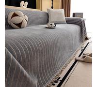 VanderHOME Telo Copridivano Moderno Minimalista, Telo Copri Divano, Copritutto Per Divano Arredamento Per La Casa Antimacchia 180 * 260cm-Grigio scuro