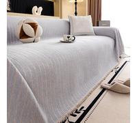 VanderHOME Telo Copridivano Moderno Minimalista, Telo Copri Divano, Copritutto Per Divano Arredamento Per La Casa Antimacchia 180 * 230cm-Grigio chiaro