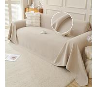 VanderHOME Telo Impermeabile Divano - Copri Divani Antigraffio Gatto Quattro Stagioni, Telo Copridivano Morbida e Delicata Sulla Pelle, Adatta a Divani, Letti e Poltrone 180 * 280cm-Khaki