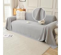 VanderHOME Telo Impermeabile Divano - Copri Divani Antigraffio Gatto Quattro Stagioni, Telo Copridivano Morbida e Delicata Sulla Pelle, Adatta a Divani, Letti e Poltrone 180 * 130cm-Grigio chiaro
