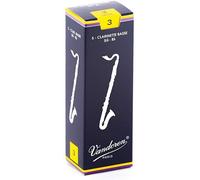 VANDOREN CR123 BOX 5 ANCE PER CLARINETTO BASSO Sib MISURA n°3 ANCIA CLASSIC