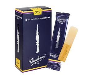 Vandoren Ance tradizionali per sassofono soprano, confezione da 10, durezza 3,5