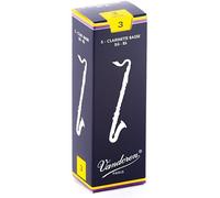 VANDOREN CR123 BOX 5 ANCE PER CLARINETTO BASSO Sib MISURA n°3 ANCIA CLASSIC