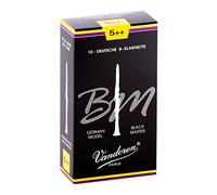 Vandoren CR187 - Ance per clarinetto in Sib, colore nero, durezza 5++, confezione da 10