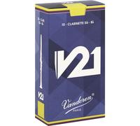 Vandoren CR8035+ Bb Clarinet V21 Reeds Strength 3.5+; Box of 10 Black