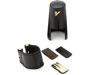 Vandoren LC27P Legatura in Pelle e Copribocchino in Plastica per Sassofono Alto