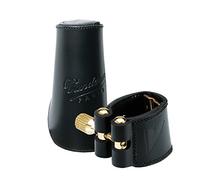 Vandoren LC29L Legatura in Pelle e Copribocchino in Cuoio per Sassofono Baritono