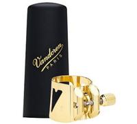Vandoren legatura sax tenore bocchino ebanite LC08P Optimum Golden con cap