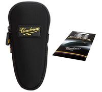 Vandoren P200 - Custodia In Neoprene Per Imboccatura Di Sassofono & Vmc6 Salvabocchino Da 0.35 Mm, Trasparente
