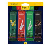 Vandoren sax tenore SRMIXT2 Jazz Reed mix di include 1 ciascuna Zz, V16, Java e Java rosso forza 2 Strength 3
