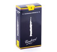 Vandoren SR205 Soprano Sax Traditional Reeds Strength 5; Box of 10