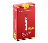 Vandoren SR3025R Box 10 Ance Java Red 2.5 Sax Soprano - NUOVO
