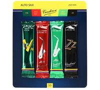 Vandoren SRMIXA2 Jazz sassofono alto Reed mix di include 1 ciascuna Zz, V16, Java e Java rosso forza 2 forza 3.5