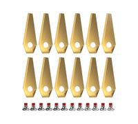 Vane di ricambio oro-titanio per robot rasaerba per bosch 49x19x0,8 mm
