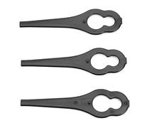 Vane/Wing del Trimmer di Erba sul Prato, Ad Alta velocità Durevole 3,0 X 0,8 Pollici di Tosaerba in Plastica Sostituzione di ALM 28 (Black)