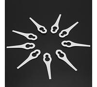 Vane/Wing del Trimmer di Erba sul Prato, Ad Alta velocità Durevole 3,0 X 0,8 Pollici di Tosaerba in Plastica Sostituzione di ALM 28 (White)
