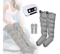 vanenferse 6 Camere d'Aria Pressoterapia Professionale per Casa, Massaggiatore Compressione d'Aria per Vitelli, Elettrico Pressoterapia Massagg per Braccio Vita Gambe, Pressoterapia Linfodrenaggio