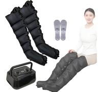 vanenferse Macchina per Pressoterapia a Casa, Massaggiatore Elettrico a Compressione d'Aria, Massaggio Linfodrenante, Macchinario Pressoterapia Professionale Gambe E Pancia, 6 Camere