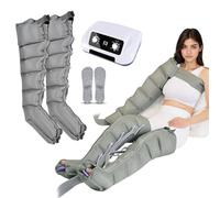 vanenferse Pressoterapia Linfodrenaggio per Casa, Massaggiatore Elettrico a Compressione d'Aria Gambe E Addome E Braccio Piedi, Macchinario Pressoterapia Professionale Presso Terapia, 6 Camere d'Aria