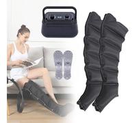 vanenferse Pressoterapia per Casa per Gambe E Addome, Pressoterapia Linfodrenaggio Braccia, Elettrico Massaggio Linfodrenante 6 Camere per Braccio Vita Gambe, Dolore E Circolazione Migliorare