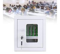 vanenferse Stazioni Di Ricarica Per Cellulari Armadietto, Smartphone Charging Cabinet Armadio Ricaricas Per Telefoni Cellularis Con Porte Usb Per Aule Uffici Palestre (White, 6-bit)