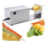 vanenferse Tagliapatate A Spirale, Macchina Elettrica per Torri di Patate, Tagliapatate Tornado in Acciaio Inossidabile, Torre Rotante per Patatine, Spiralizzatore per Verdure, Cetrioli O Carote