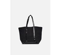 Vanessa Bruno - Cabas L Porte Epaule En Lin Et Paillettes Nero - Borse T.U Nero