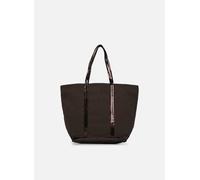 Vanessa Bruno - Cabas L Porte Epaule En Toile Coton Et P Marrone - Borse T.U Marrone