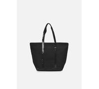 Vanessa Bruno - Cabas L Zippé Porté Epaule Toile et Pail Nero - Borse T.U Nero