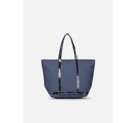 Vanessa Bruno - Cabas L Zippé Porté Epaule Toile et Paillettes Blu - Borse T.U Blu