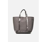 Vanessa Bruno - Cabas M En Toile Coton Et Paillettes Grigio - Borse T.U Grigio