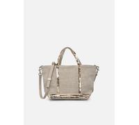 Vanessa Bruno - Cabas XS Bandoulière en Lin et Paillette Beige - Borse T.U Beige