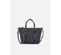 Vanessa Bruno - Cabas XS Bandoulière en Lin et Paillette Blu - Borse T.U Blu