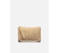 Vanessa Bruno - Pochette Plate Zippee Raphia Et Paillett Oro e bronzo - Borse T.U Oro e bronzo