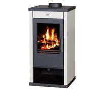 Vanessa Lux 9 kW - Stufa a Legna Moderna con Pannelli Laterali Verniciati [EEK: A]