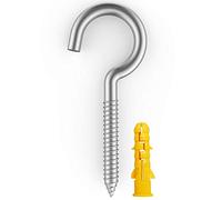 VANFLY Kit 32 Pezzi in Acciaio Inossidabile 304, Ganci a Vite per Soffitto, Casa, Ufficio e Uso Esterno, Autofilettanti (2-3/4" x 32 Pezzi)