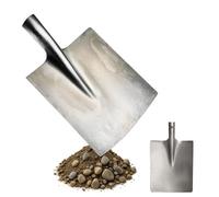 Vanga da Giardino Crisalide - Testa in Acciaio Verniciato con Attacco Conico - Manico Non Incluso - Ideale per Scavo, Orto e Giardinaggio - Lama 25x18 cm