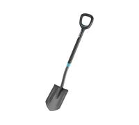 Gardena Vanga a Punta Ergoline: Vanga da Giardino in Acciaio di Alta qualità per Scavare e Smuovere, con Poggiapiedi e Manico Ergonomico (17012-20)