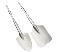 Vanga in argilla per Breaker Piccone elettrico piccolo, manico esagonale, scalpello allargato, scavo del terreno, di trincee, buche, piantine alberi(Pointed shovel)