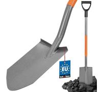 Vanga professionale per giardinaggio, 120 cm, lama a punta con manico per lavori di giardinaggio