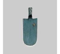 Vanga Ortolano Ovale In Metallo Forgiato 16,3 x 15 x H 40 Cm