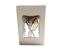 VANGELO GRANDE Cm.10x14 CRESIMA Made in Italy LASTRA CALICE ARGENTO 925% 3248/2