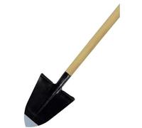 Vanghetto a Punta Forgiato con Manico Acciaio Legno Cm 29X33 H.cm 168