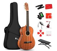 Vangoa Chitarra Classica Set, Chitarra Acustica 4/4 Per Principianti Adulti, Sapel Materiale 39 Pollici, Con Custodia, Pedale, Accordatore, Capotasto, Corde Di Ricambio