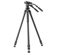 Vanguard Alta Pro 3VL 303AV18 - Treppiede video in alluminio (86-180cm), sistema di livellamento con inclinazione di -15°/+15°, semisfera rimovibile,