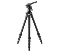 Vanguard Alta Pro 3VLT 235AV12 - Treppiede da viaggio in alluminio con base di livellamento e testa video compatta VEO PV-12