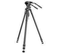 Vanguard Alta Pro 3VRL 303AV20 - Treppiede video in alluminio (86-180cm), sistema di livellamento con inclinazione di -15°/+15°, semisfera rimovibile,