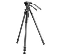 Vanguard Alta Pro 3VRL 303CV20 - Treppiede video in carbonio (86-180cm), sistema di livellamento con inclinazione di -15°/+15°, semisfera rimovibile,