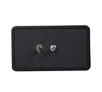 Vanguard qs-67 Quickshoe con 1/10,2 cm "e 3/20,3 cm vite per fotocamera e pin per ph-123 V/ph-124 V (nero)